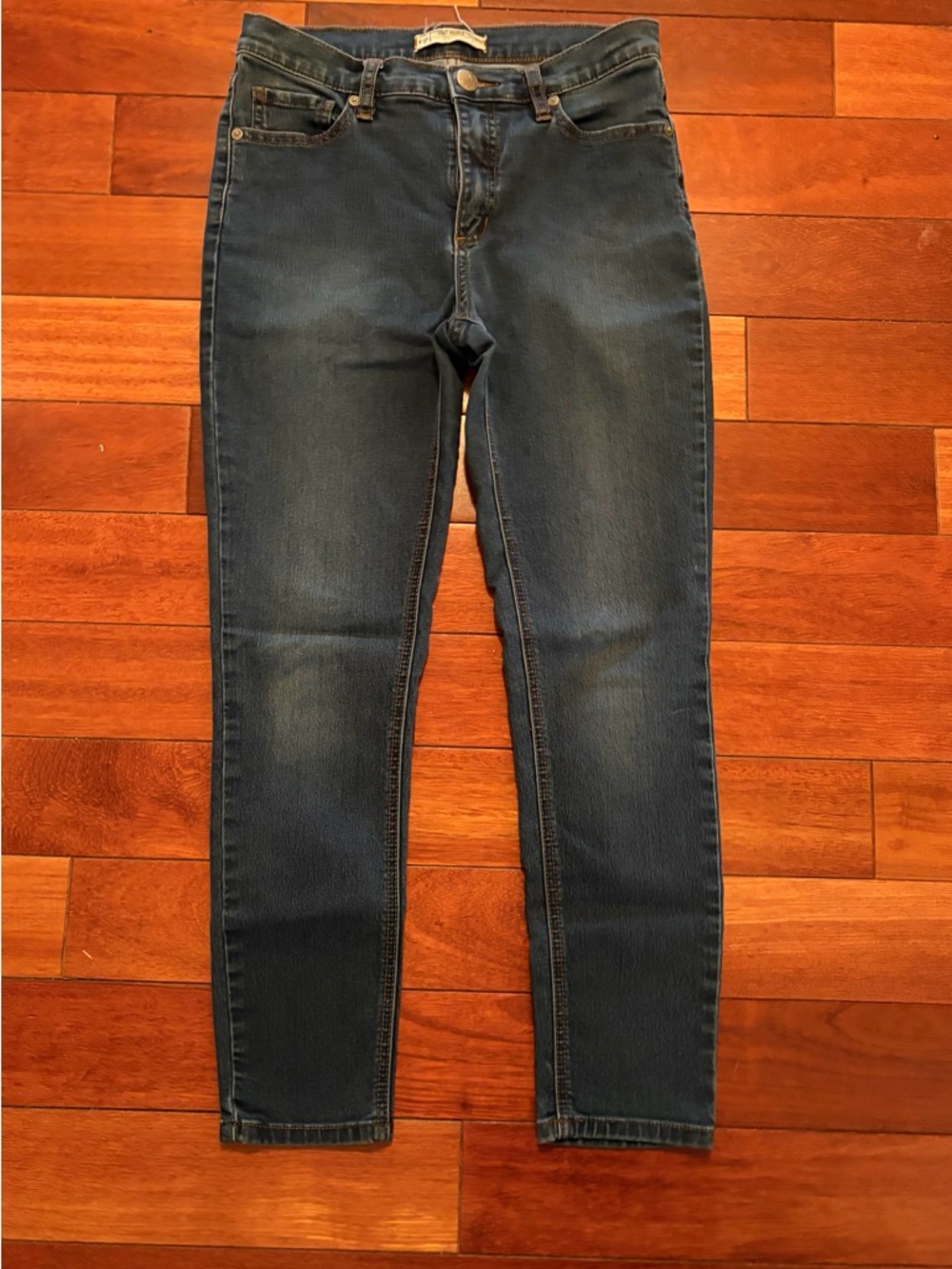Free People Indigo High-Rise Denim Jeans